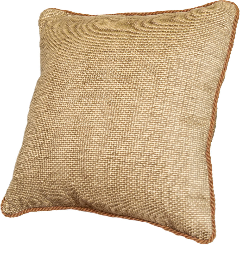 Accent Throw Pillow 18 x 18 Inch, with Matching Corded Border